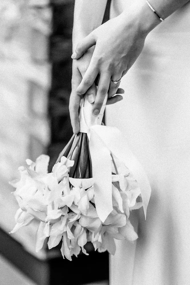 Wundervoller Brautstrauß bei einem intimen Elopement